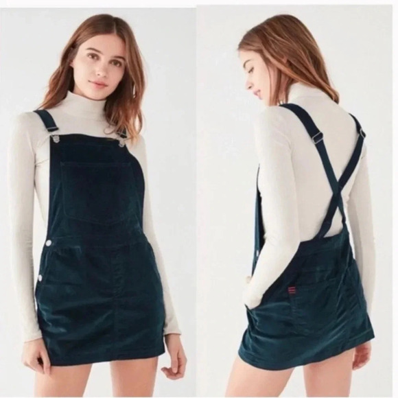 UO BDG Corduroy Overall Dress Size Medium Women's - Picture 1 of 5